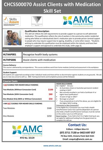 AMCTC Promotional Flyer Medication Skill Set Flyer V5 09 08 2021 1